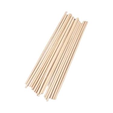 Imagem de Bastão De Madeira Redondo Durável Para Artesanato, Alimentos, Picolés,
