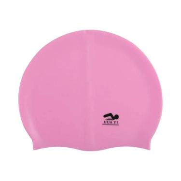 Imagem de Touca De Natação Impermeável De Silicone Para Adultos, Elástica, Para 