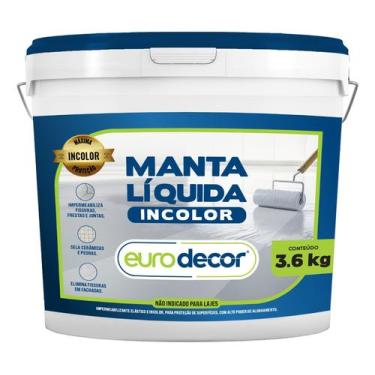 Imagem de Manta Líquida Incolor para Fissuras Frestas Emborrachada Impermeabiliz