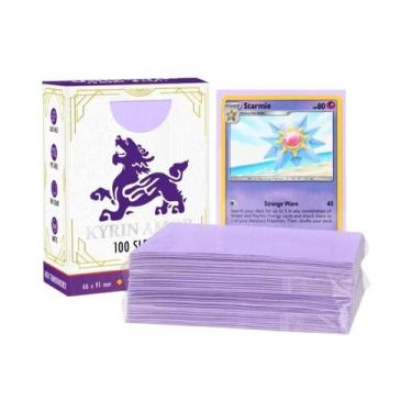 Imagem de Protetores De Cartas Premium Tamanho Padrão Para Pokémon TCG, MTG E Ca