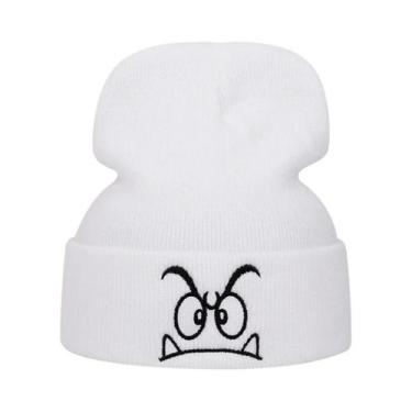 Imagem de Gorro De Lã Unissex Quente E Bordado Para Eventos Esportivos Ao Ar Liv