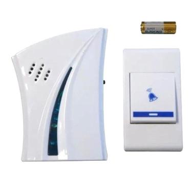 Imagem de Campainha Sem Fio Residencial Alcance 100M Resistente a Água