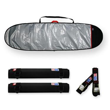 Imagem de Espuma 40cm + Fita Rack+ Capa Prancha Long Refletiva 9'5-9'8 - Maori Extreme-Masculino