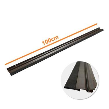 Imagem de Friso de Vedação em Alumínio - 100cm - CompreReall, PRETA