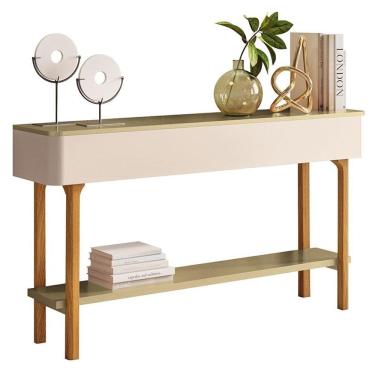 Imagem de Aparador Fiero Off White Champanhe - HB Móveis