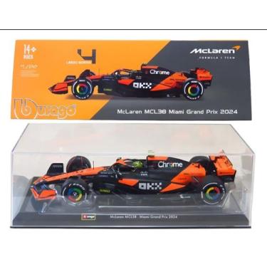 Imagem de Miniatura Fórmula 1 McLaren MCL38 - 4 L. Norris -81 George russel (202