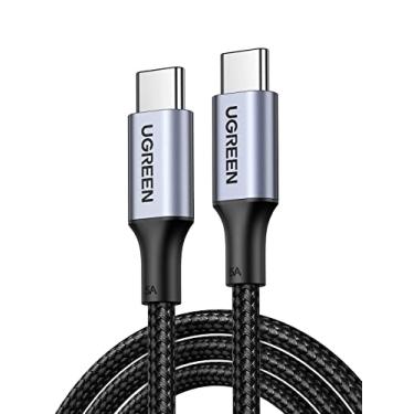 Imagem de UGREEN Cabo USB C 1m 100W, Carregamento Rápido, Nylon Trançado, Compatível com iPhone 16(Plus/Pro/Pro Max)/15, MacBook Pro, iPad Pro, Dell XPS, Galaxy S25/S24/S23/S22 Ultra, Pixel, Preto