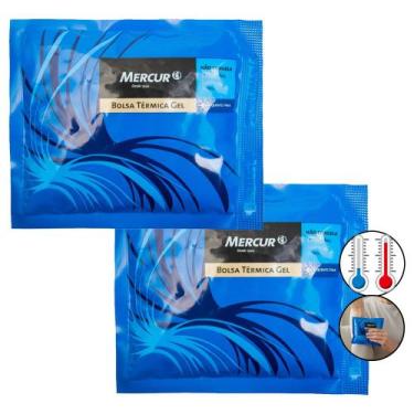Imagem de 2 Bolsa Térmica Gel Pequena Compressa Quente Fria Alivio Dores - Mercu