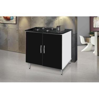 Imagem de Balcão de Cozinha Bancada com 2 Portas Cooktop Luanda - Passe Bem, Bra