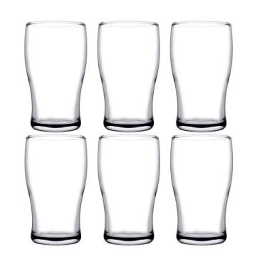 Imagem de Conjunto 6 Copos Vidro Cerveja Iris 285ml Chopp Tulipa - Glass4you