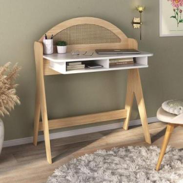 Imagem de Escrivaninha Ceci Naturale / Branco - ARTELY
