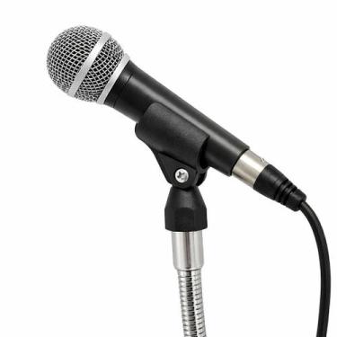 Imagem de Cachimbo Para Microfone Com Fio e Rosca de Metal - Visão Musical