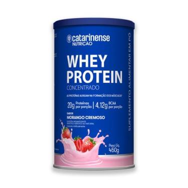Imagem de Whey Protein Concentrado Catarinense 450g Morango, morango