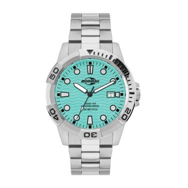 Imagem de Relógio Mormaii Masculino Ref: Mo2317an/1h Esportivo Aço Prateado