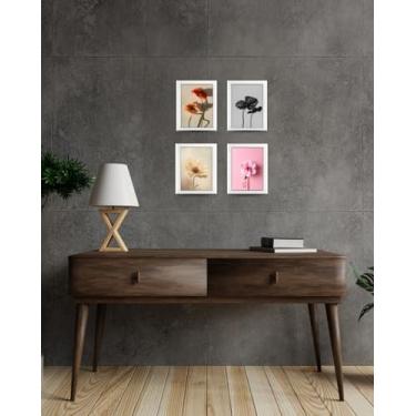 Imagem de Decoratto Kit 8 Porta Retrato 15x21 Moldura Branco