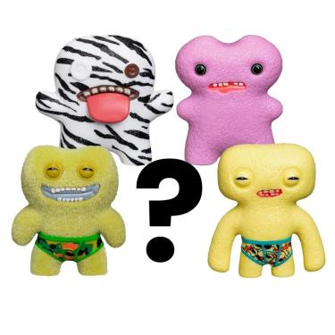 Imagem de Kit Com 5 Mini Bonecos Fuggler 6cm Zebra, Rosa, Verde E Amarelo