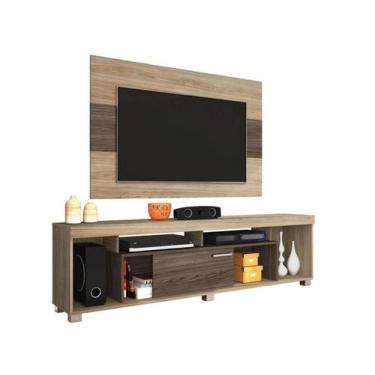 Imagem de Rack 182 com Painel Para TV 65 Polegadas Tomaz Cinamomo Off White Made