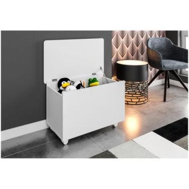 Imagem de Baú Infantil Brinquedos 67,8cm com Rodízios BA1080 Meu Fofinho