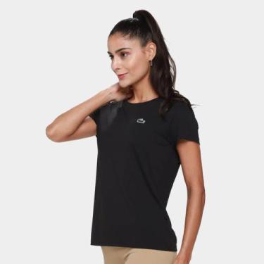 Imagem de Camiseta Lacoste Feminina, Preto, G