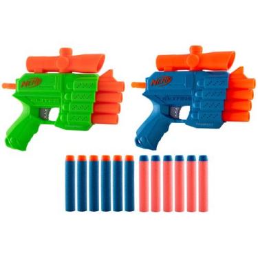 Imagem de Nerf Elite 2.0 Prospect QS-4 Hasbro 15 Peças - com Acessórios