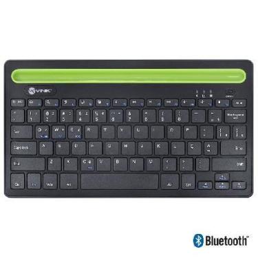 Imagem de Teclado Sem Fio Bluetooth 3.0 Dynamic Smart Abnt Com Suporte Para Tabl
