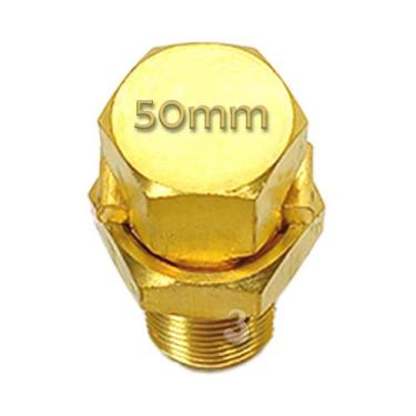Imagem de Kit 3 Conector Parafuso Fendido Split Bolt 50mm Latão Emenda Cabos - 3