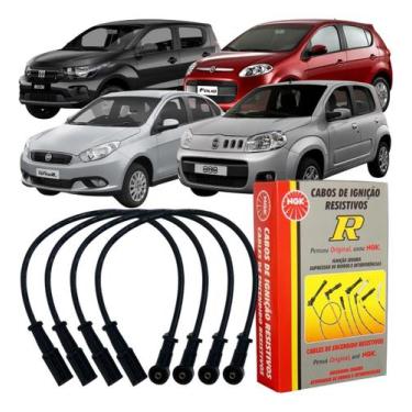 Imagem de Cabo De Vela Original Fiat Mobi 1.0 8v Fire Evo 2020 - NGK