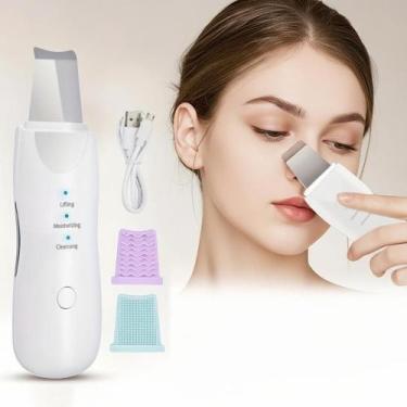 Imagem de Aparelho de Peeling Esfoliante Ultrassônico Limpeza Facial Profunda Re
