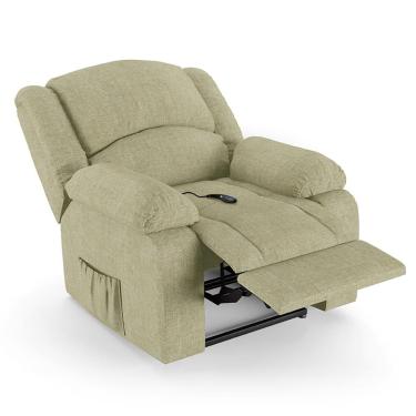 Imagem de Poltrona Do Papai Reclinável Pietra Controle Power Elétrico Fh9 Linho Bege - Mpozenato