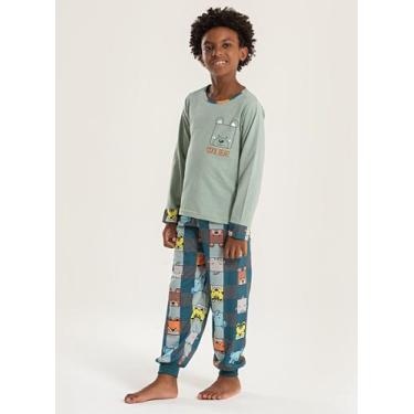 Imagem de Pijama Infantil Menino Longo Ursinho - Molekada, 3