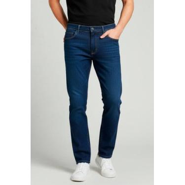 Imagem de Calça Jeans Masculina Slim Stretch Polo Wear Jeans Escuro, Jeans escur