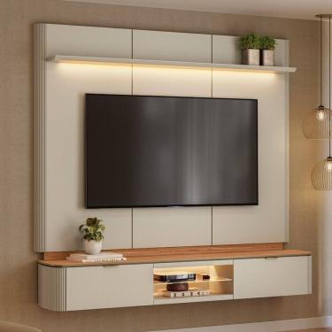 Imagem de Painel para TV ate 70 Polegadas com LED 2 Portas Ferrara Linea Brasil