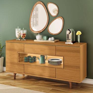 Imagem de Aparador Buffet 3 Portas 1 Gaveta Murano HB Moveis