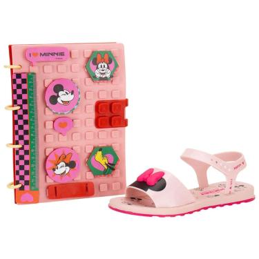 Imagem de Kit Sandália Disney School E Fichário Interativo Grendene Kids 22997