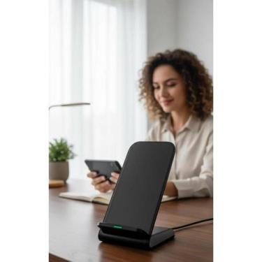 Imagem de Carregador Sem Fio 15W Rápido Induction Compatível QI - Congratulation