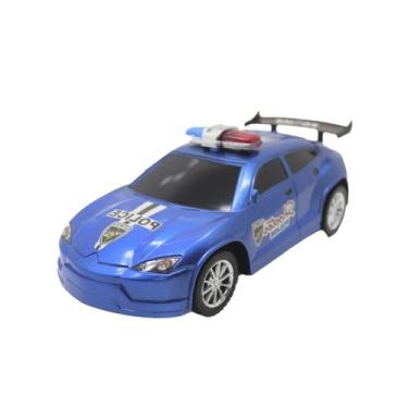 Imagem de Brinquedo Carrinho Esportivo De Policia Fricção Azul - Gici Imports