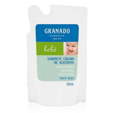 Imagem de Sabonete Líquido Granado Glicerina Bebê Erva Doce Refil 250ml