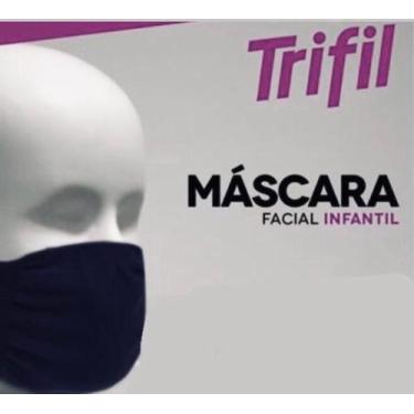 Imagem de Máscara Trifil Infantil Reutilizável Kit com 3 - Tamanho Único