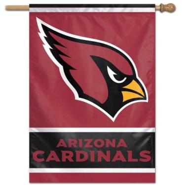 Imagem de Bandeira Vertical 70x100 Logo Team Arizona Cardinals - Wincraft