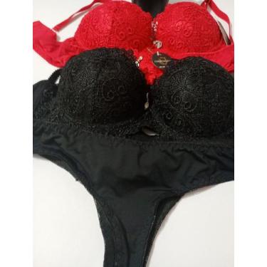 Imagem de Conjunto todo trabalhado - RAINHA DA LINGERIR