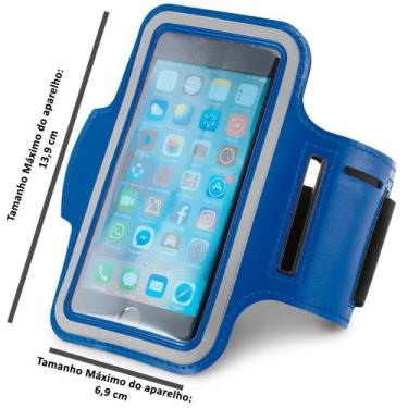 Imagem de Braçadeira Esportiva Para Smartphone 5" Topget, Azul