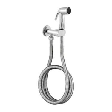 Imagem de Ducha higienica drop quente e fria em aço inox cromado dp4010