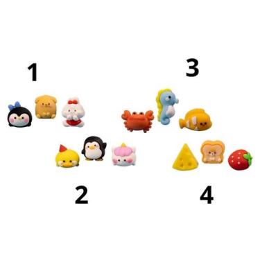 Imagem de Mini borracha cis fun cute - 12 modelos colecionáveis, 3
