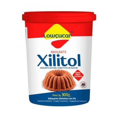 Imagem de Lowçucar Adoçante em pó Xilitol Diet 300G