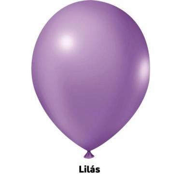Imagem de Balao 7 Liso Lilas C/50 Joy - JOY BALOES