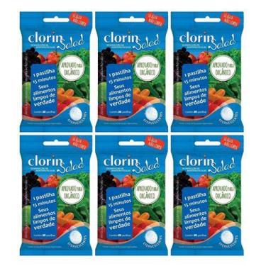 Imagem de Higienizador de Alimentos Orgânicos Clorin Salad 120 Pastilhas com NF,