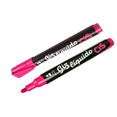 Imagem de Giz Líquido Rosa Neon Ponta Redonda 5mm - Cis, Rosa Neon