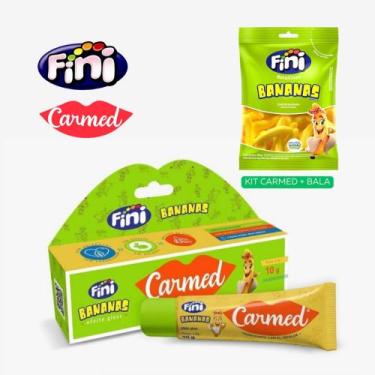 Imagem de Hidratante Labial Carmed Fini BANANAS 10G + BALA BANANAS - CIMED