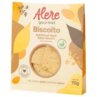 Imagem de Kit 2X: Biscoito Nutritional Yeast/Alecrim S/Glúten Alere 70g
