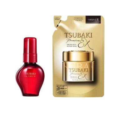 Imagem de Tsubaki Óleo Capilar 60ml + Refil - Máscara Capilar 150ml